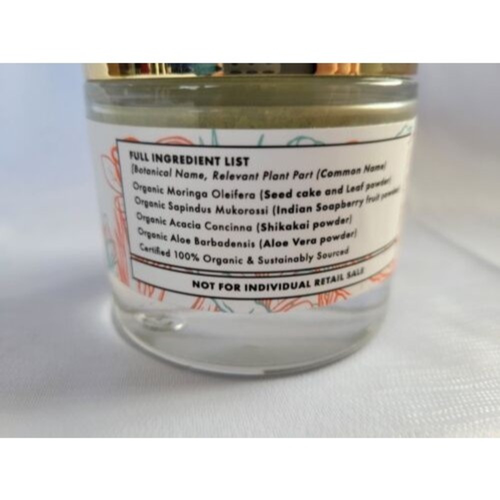 Nuele Hydrating Hair Mask Ultra Clean Beauty Regimen Powder 3oz Jar New Organic - Picture 3 of 5